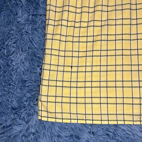 VINTAGE Frog Floral Button Up Collard Shirt Size 18 Womens Retro Yellow Y2K - Picture 5 of 12